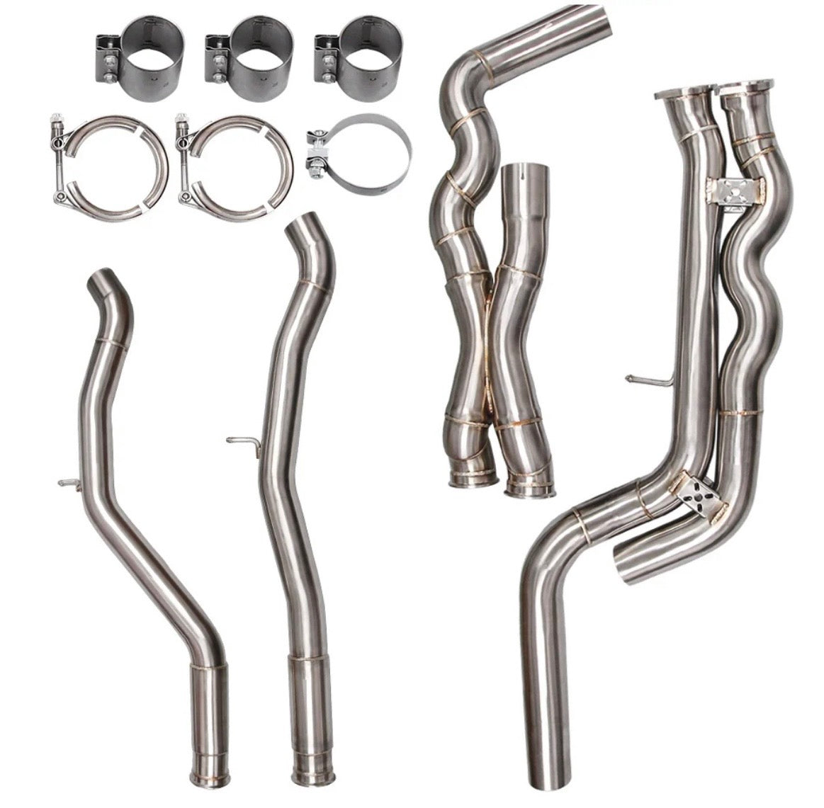 F80 M3, F82 M4, F87 M2 S55 downpipe cooler slide plate intercooler front installation cold air intake kit